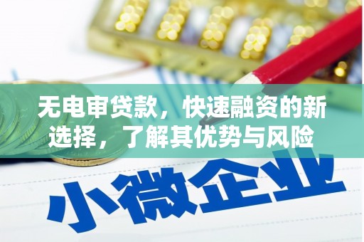淡水无电审贷款，快速融资的新选择，了解其优势与风险