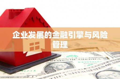 淡水企业发展的金融引擎与风险管理