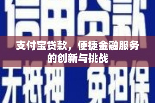 淡水支付宝贷款，便捷金融服务的创新与挑战