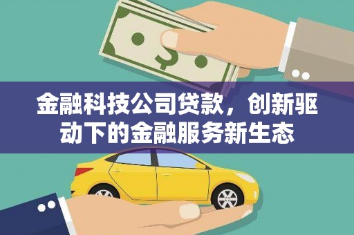 淡水金融科技公司贷款，创新驱动下的金融服务新生态