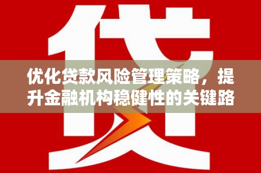 淡水优化贷款风险管理策略，提升金融机构稳健性的关键路径