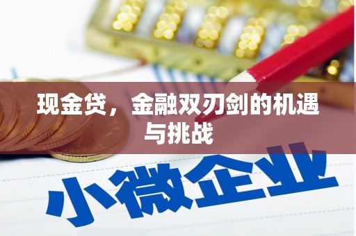 淡水现金贷，金融双刃剑的机遇与挑战