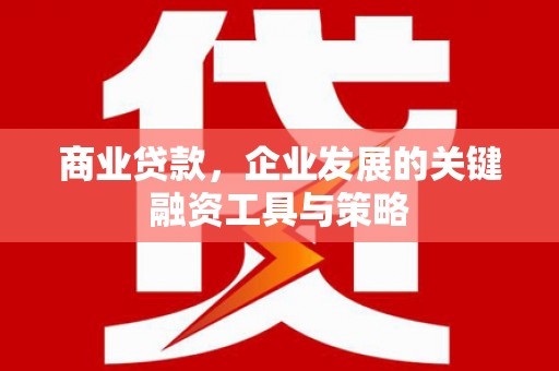 淡水商业贷款，企业发展的关键融资工具与策略