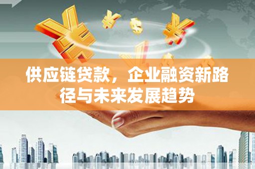 淡水供应链贷款，企业融资新路径与未来发展趋势