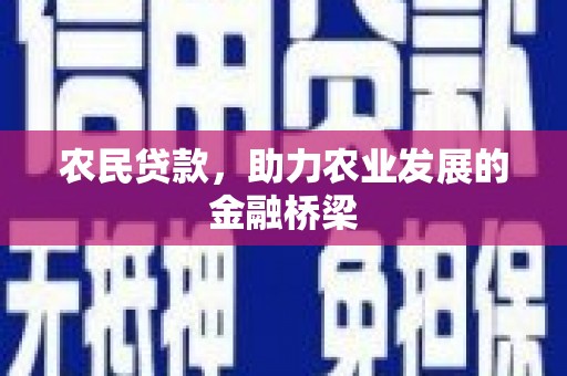淡水农民贷款，助力农业发展的金融桥梁