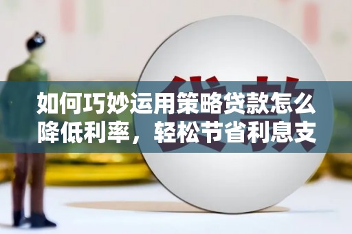 淡水如何巧妙运用策略贷款怎么降低利率，轻松节省利息支出