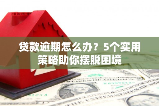 淡水贷款逾期怎么办？5个实用策略助你摆脱困境