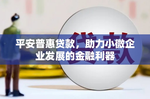 淡水平安普惠贷款，助力小微企业发展的金融利器
