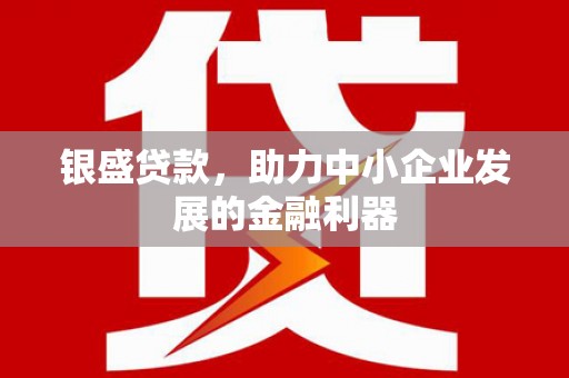 淡水银盛贷款，助力中小企业发展的金融利器