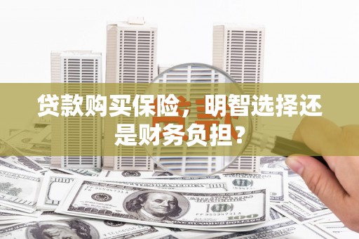 淡水贷款购买保险，明智选择还是财务负担？