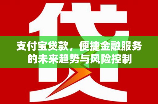 淡水支付宝贷款，便捷金融服务的未来趋势与风险控制