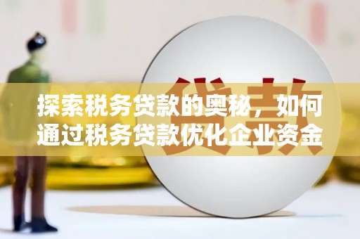 淡水探索税务贷款的奥秘，如何通过税务贷款优化企业资金流