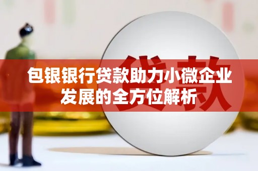 淡水包银银行贷款助力小微企业发展的全方位解析
