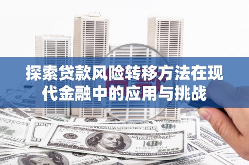 淡水探索贷款风险转移方法在现代金融中的应用与挑战