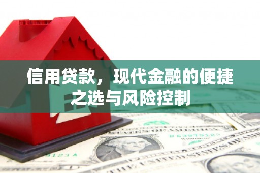 淡水信用贷款，现代金融的便捷之选与风险控制