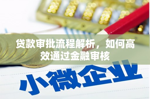 淡水贷款审批流程解析，如何高效通过金融审核