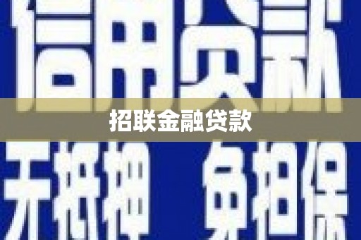 淡水招联金融贷款