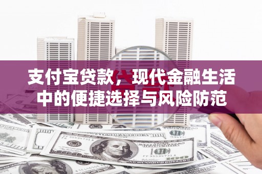 淡水支付宝贷款，现代金融生活中的便捷选择与风险防范