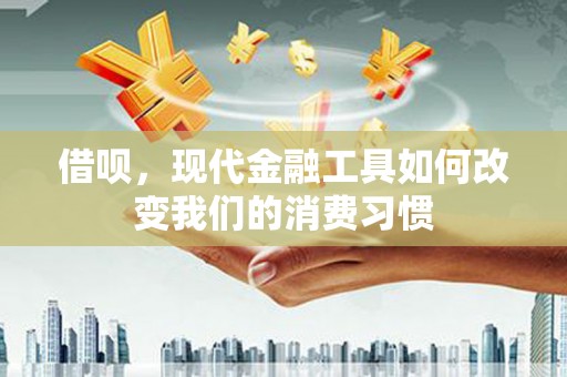 淡水借呗，现代金融工具如何改变我们的消费习惯