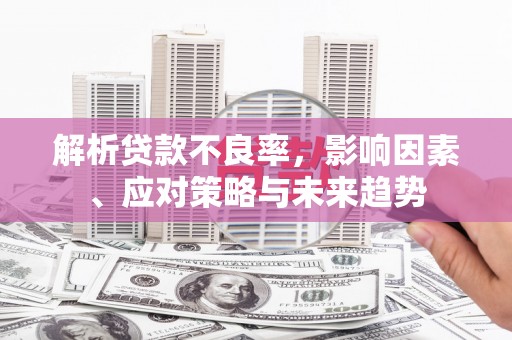 淡水解析贷款不良率，影响因素、应对策略与未来趋势