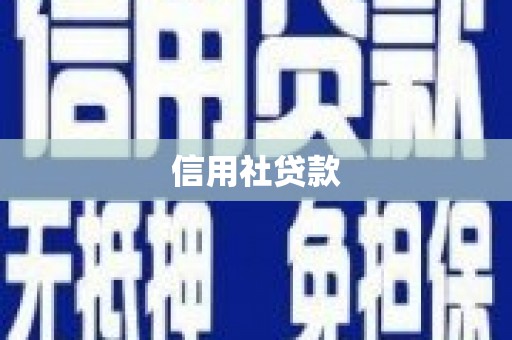 淡水信用社贷款