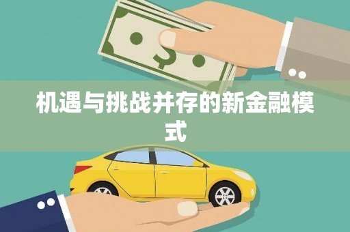 淡水机遇与挑战并存的新金融模式