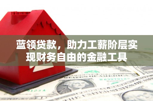 淡水蓝领贷款，助力工薪阶层实现财务自由的金融工具
