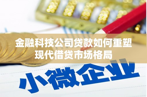 淡水金融科技公司贷款如何重塑现代借贷市场格局