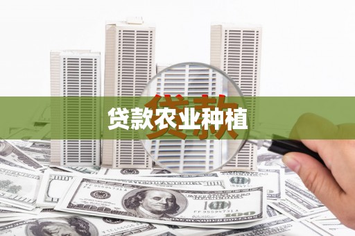 淡水贷款农业种植