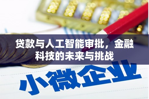 淡水贷款与人工智能审批，金融科技的未来与挑战