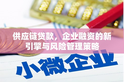 淡水供应链贷款，企业融资的新引擎与风险管理策略