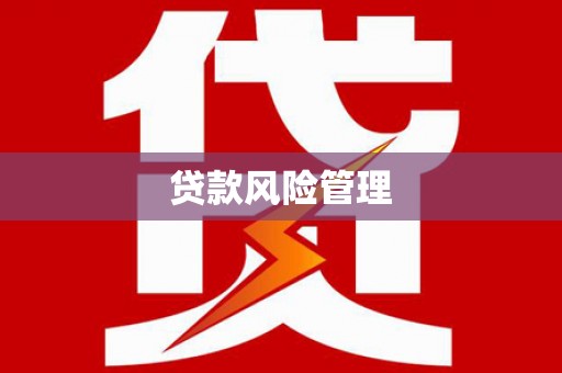 淡水贷款风险管理
