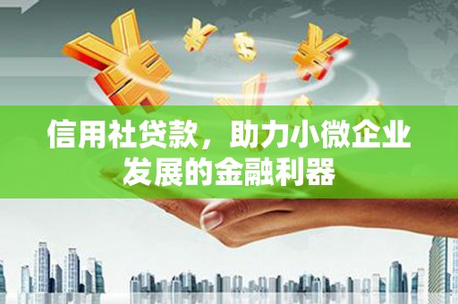 淡水信用社贷款，助力小微企业发展的金融利器