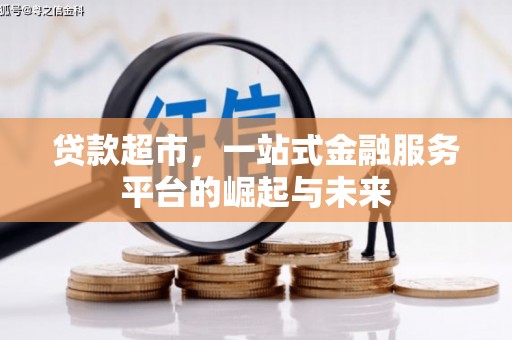 淡水贷款超市，一站式金融服务平台的崛起与未来