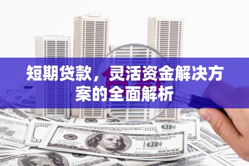 淡水短期贷款，灵活资金解决方案的全面解析