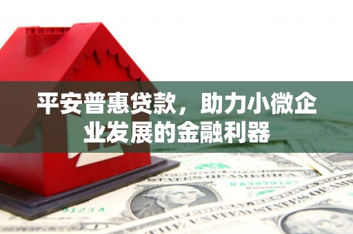 淡水平安普惠贷款，助力小微企业发展的金融利器