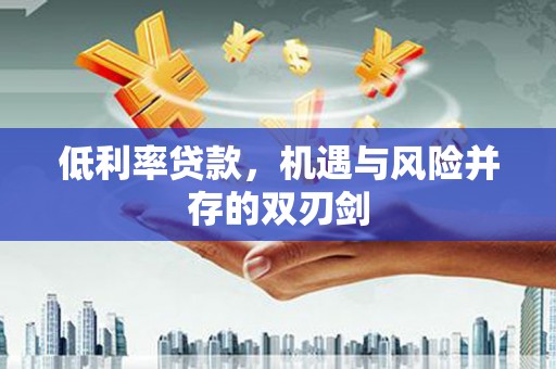 淡水低利率贷款，机遇与风险并存的双刃剑